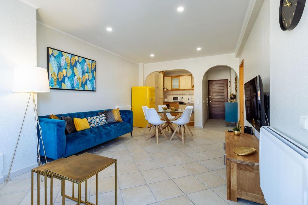 Top Renoviertes Apartment Mit Grosser Terrasse Albufeira Esterno foto